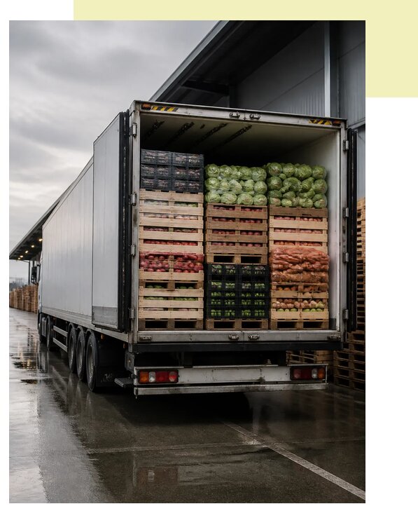 Перевозка плодоовощной продукции в Тулун по цене от 5395 р. | Агросервис-Тлн